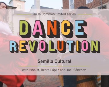 Dancers in "Dance Revolution: Semilla Cultural" series, vibrant colors.